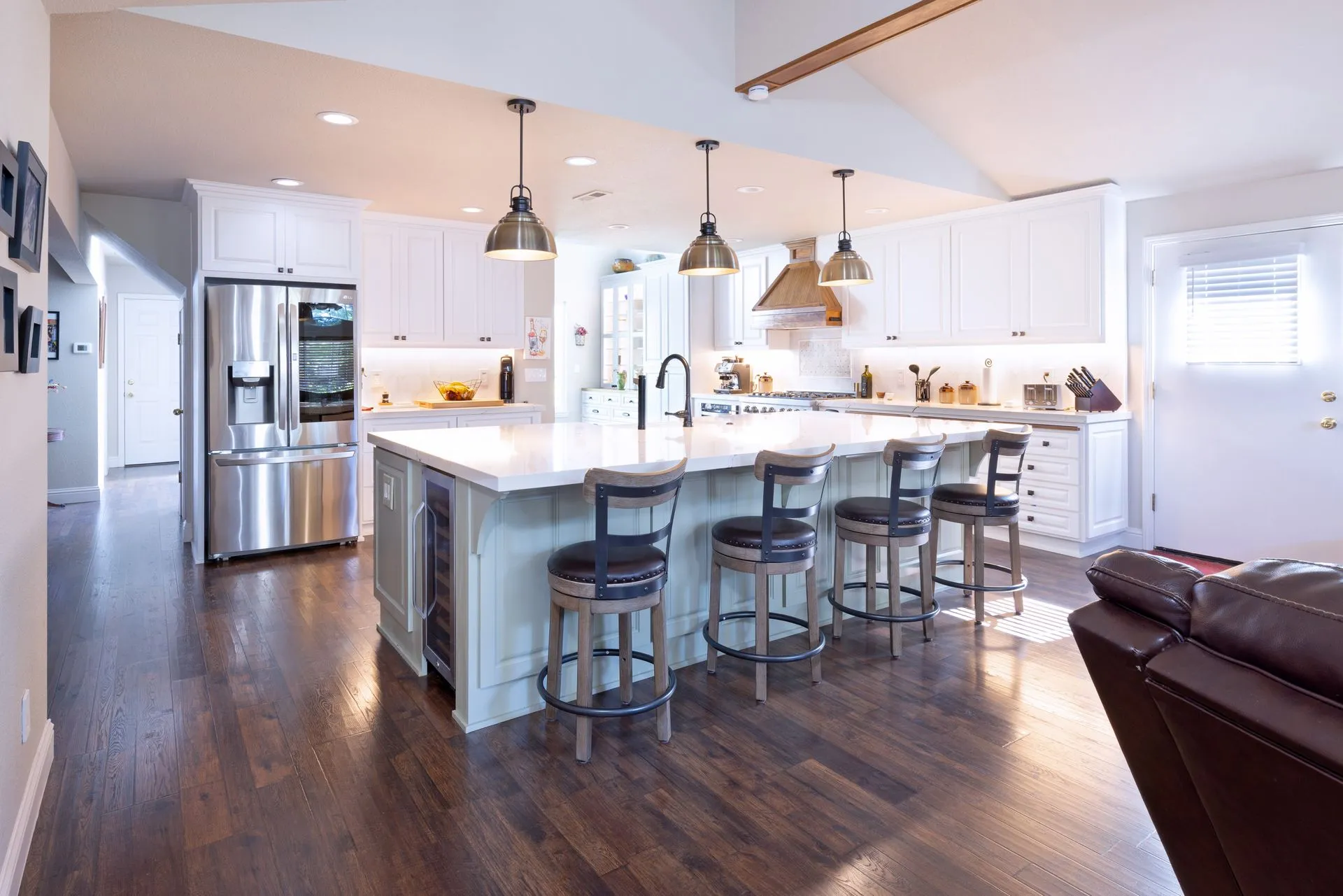 Bright Transitional Kitchen Remodel by TDK Construction Corp project photo